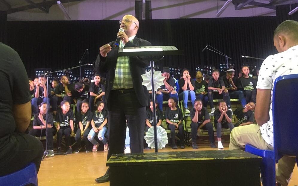 Battswood learners taking part in a music ensemble