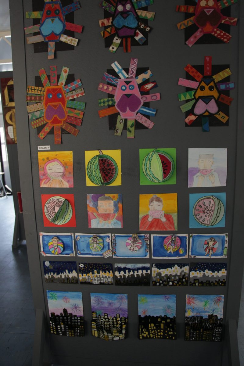 Battswood learner artwork display